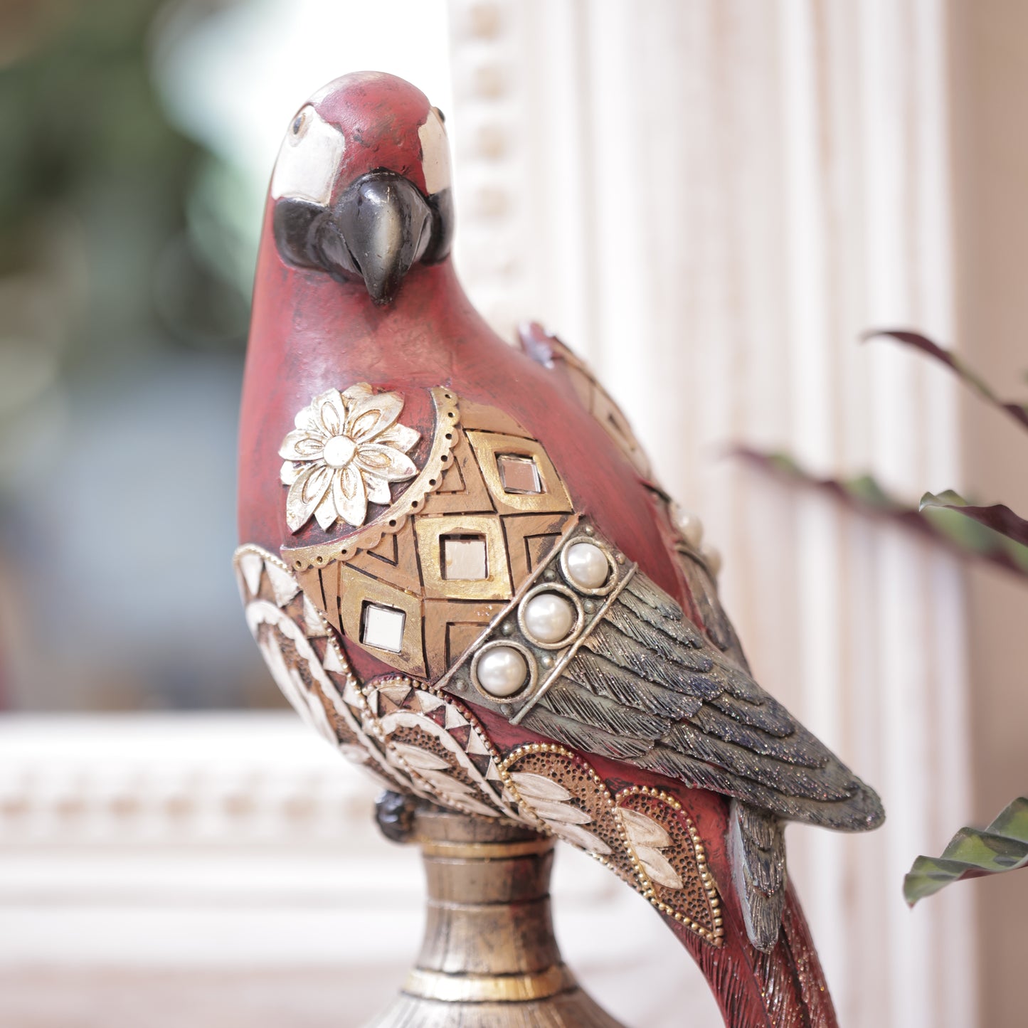 Scarlet Macaw Sculpture
