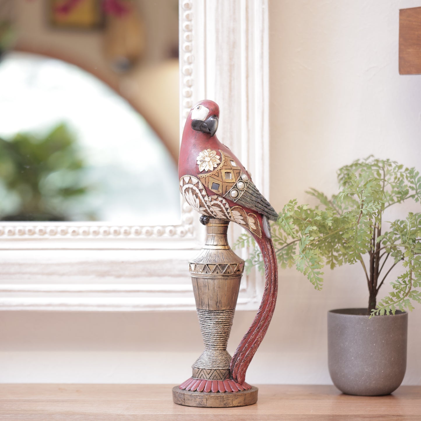 Scarlet Macaw Sculpture