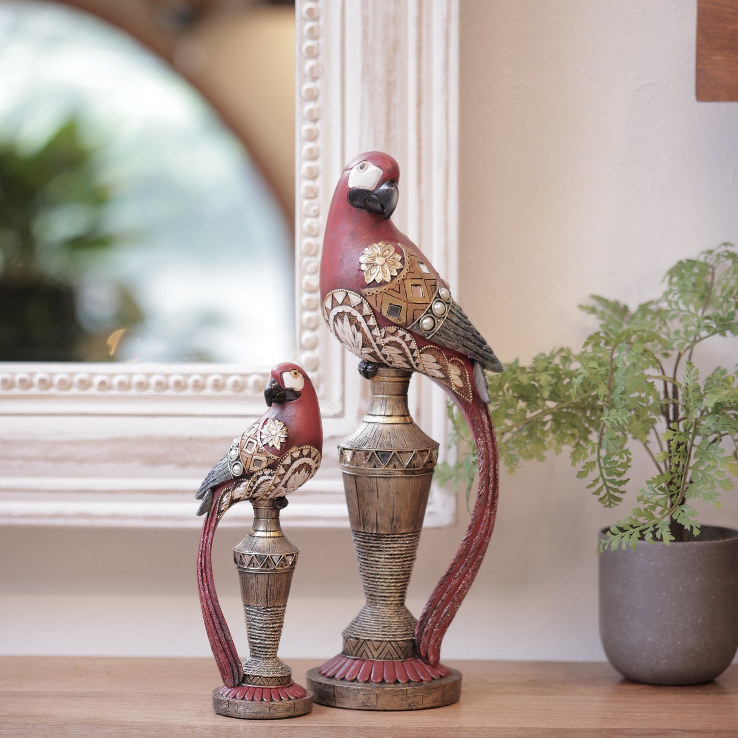 Scarlet Macaw Sculpture
