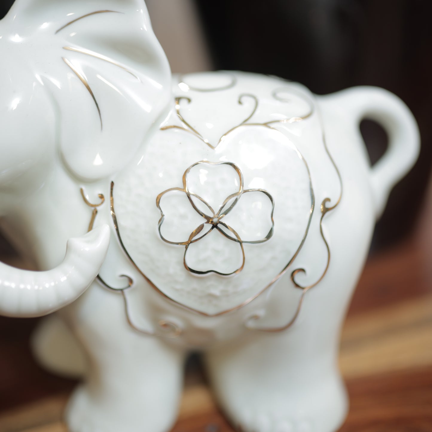 Porcelain Elephant pair