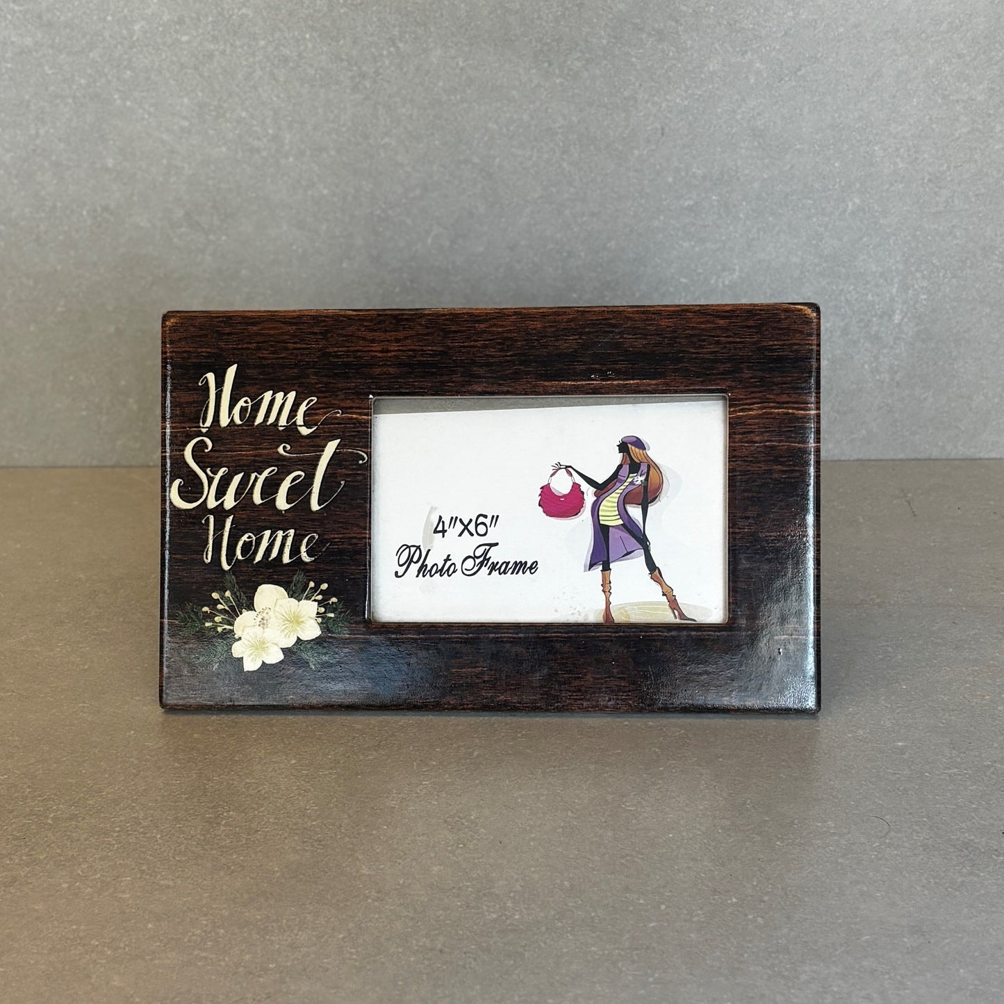 Sweet Home Wooden Photoframe