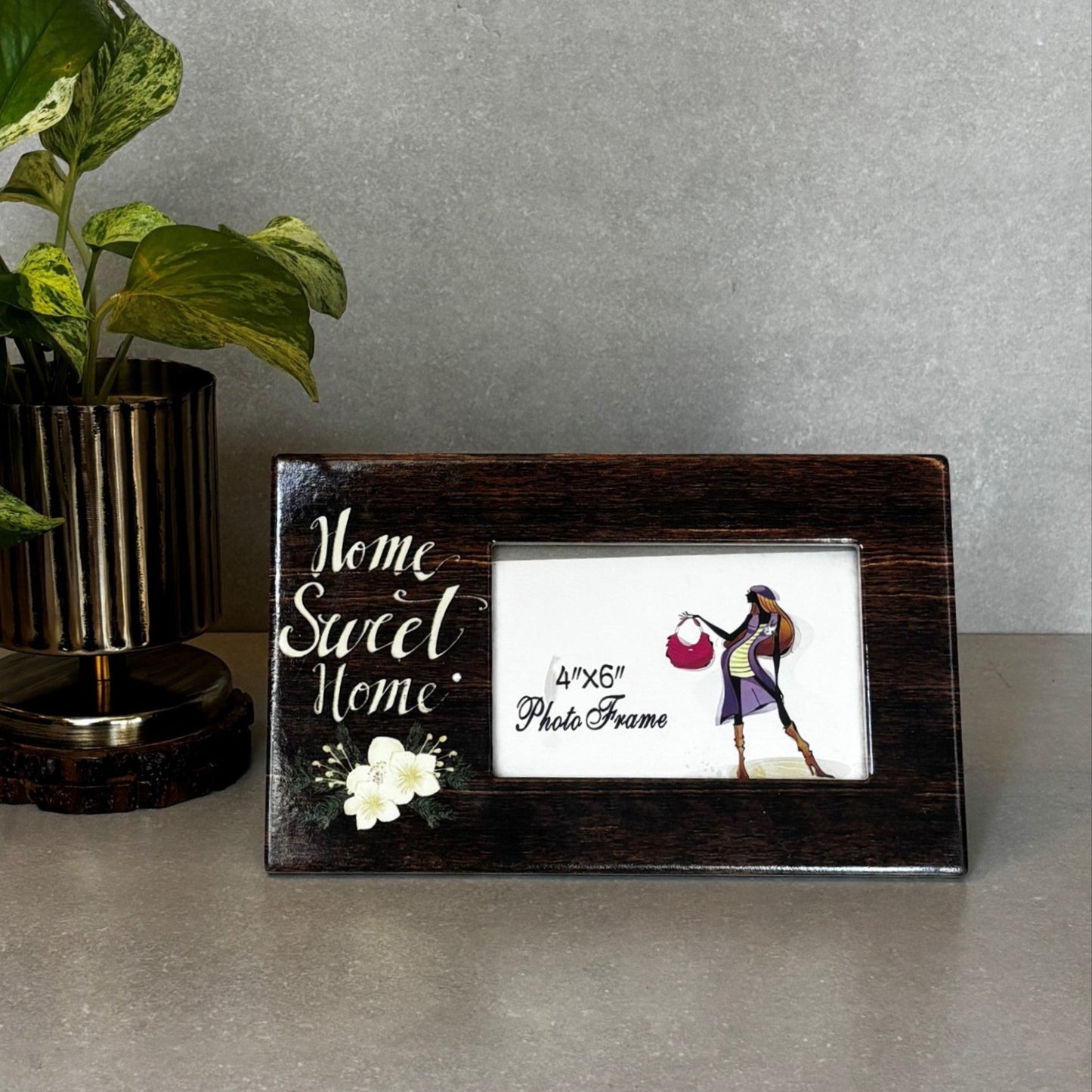 Sweet Home Wooden Photoframe