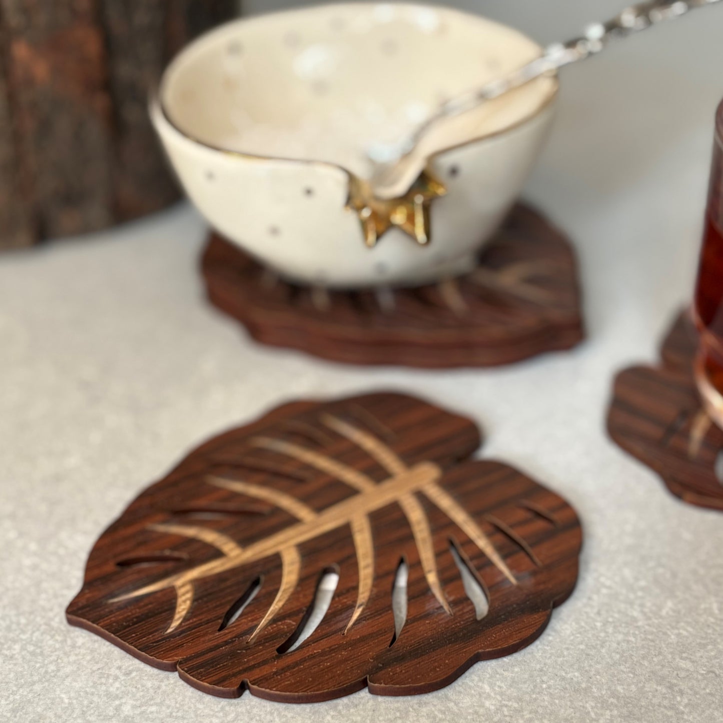 Leaf Coaster - Set of 6