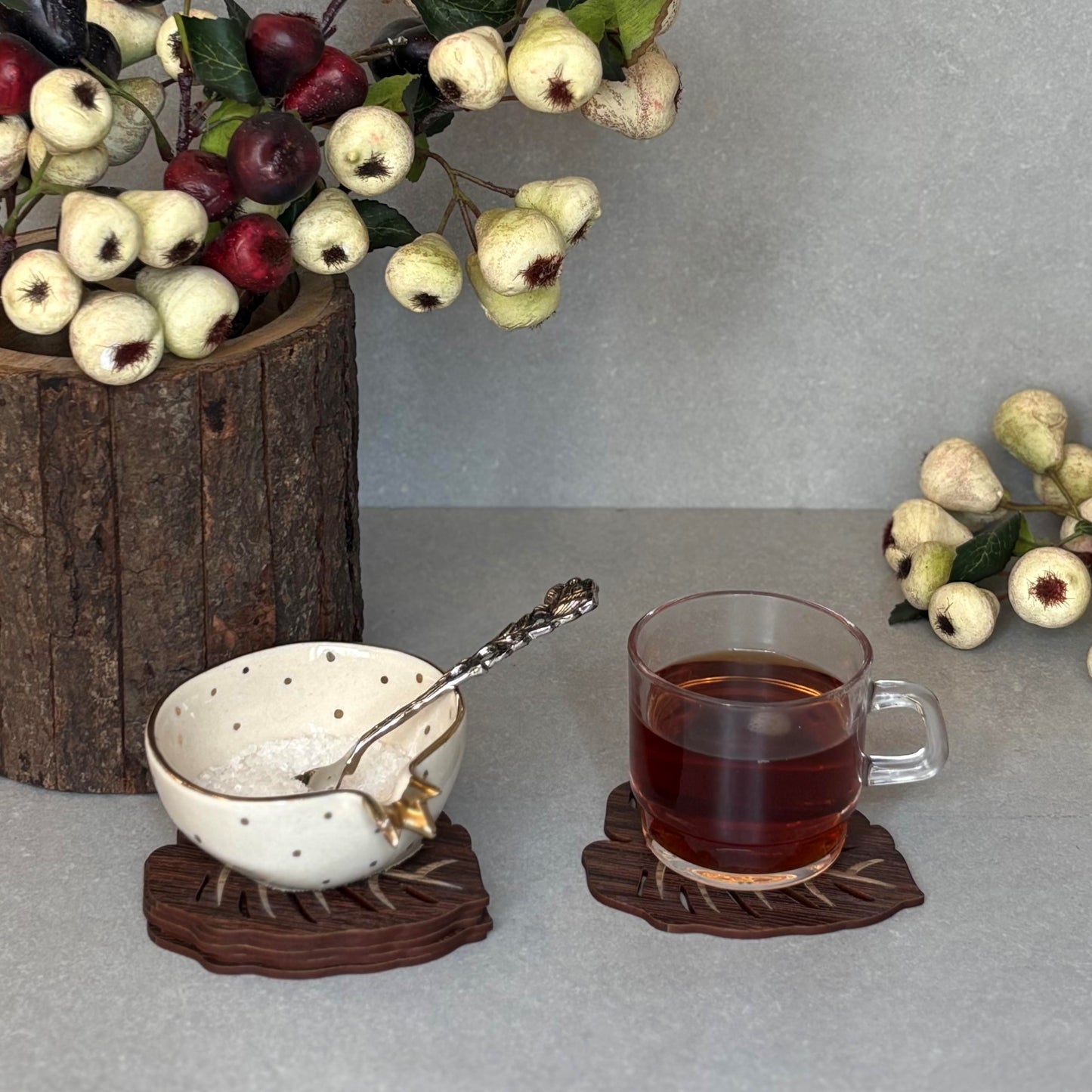 Leaf Coaster - Set of 6