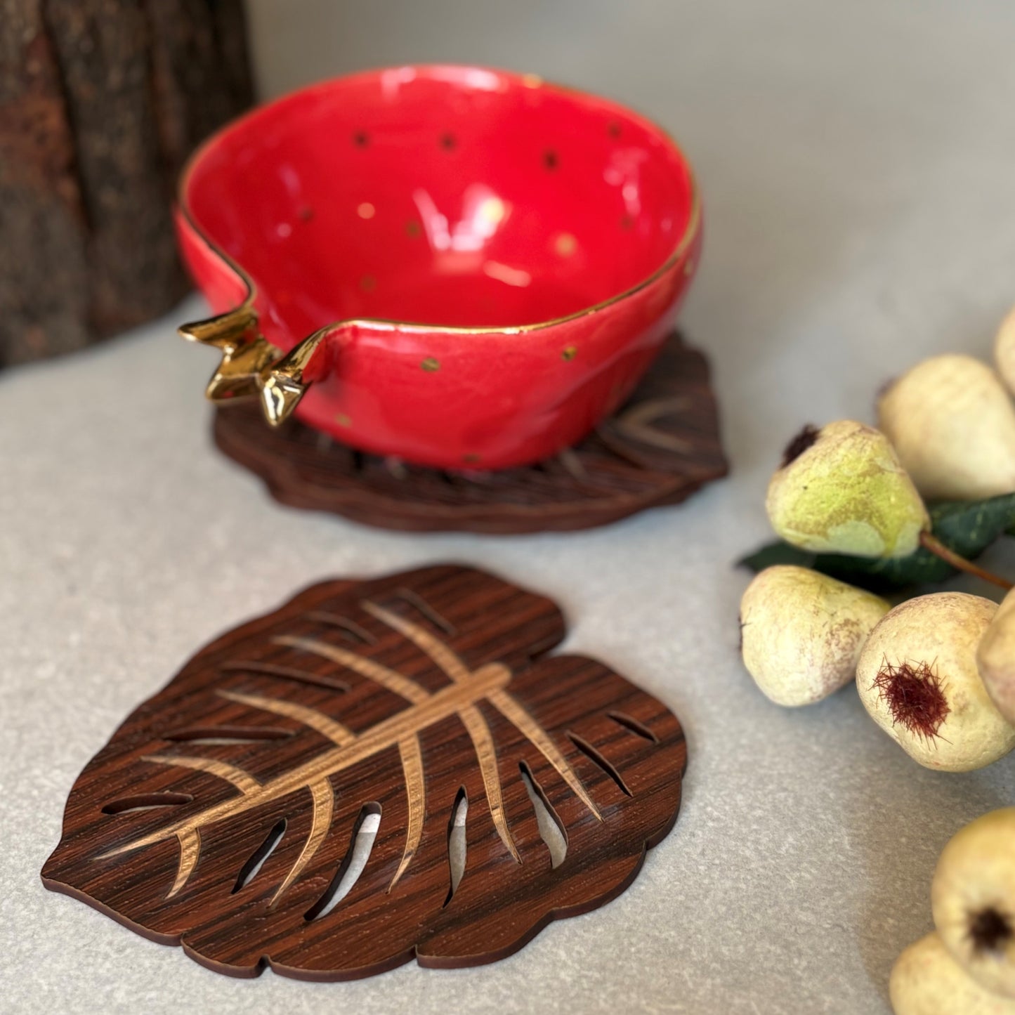 Leaf Coaster - Set of 6