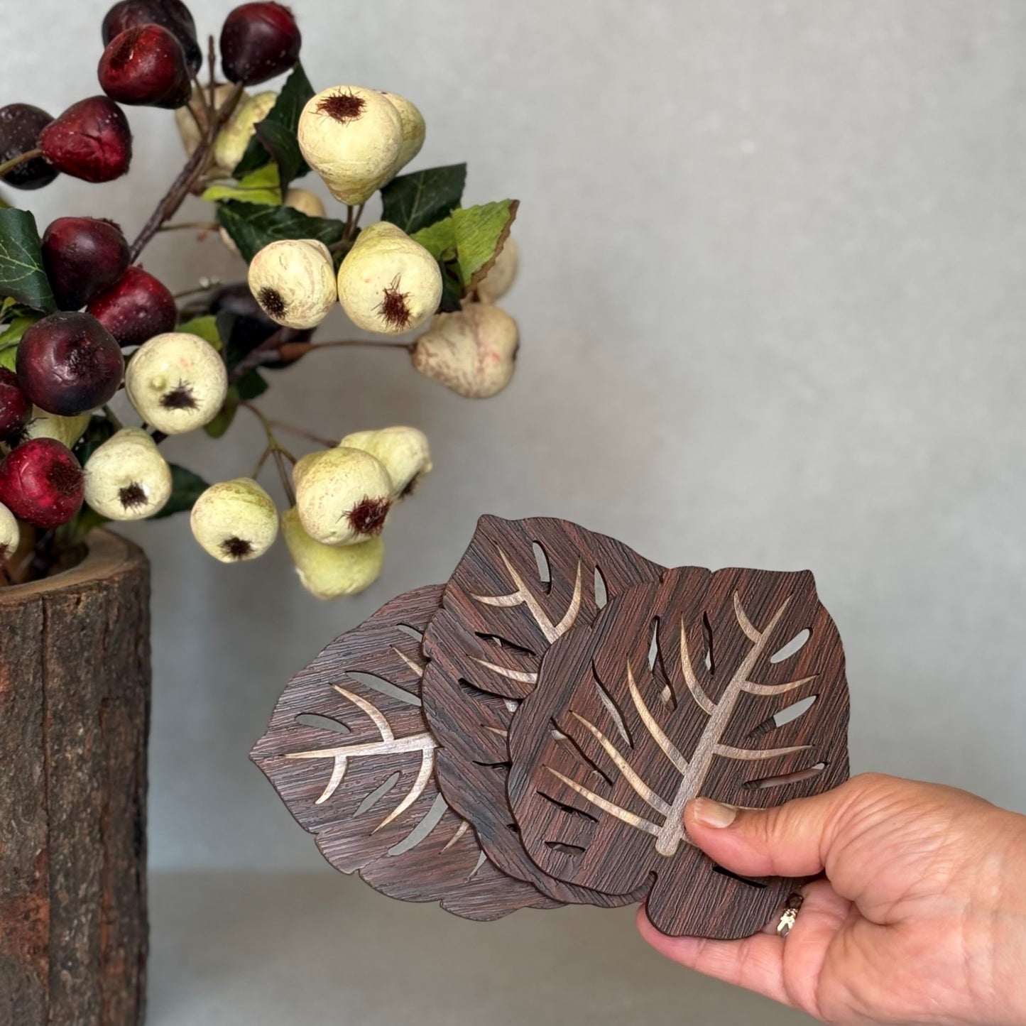 Leaf Coaster - Set of 6