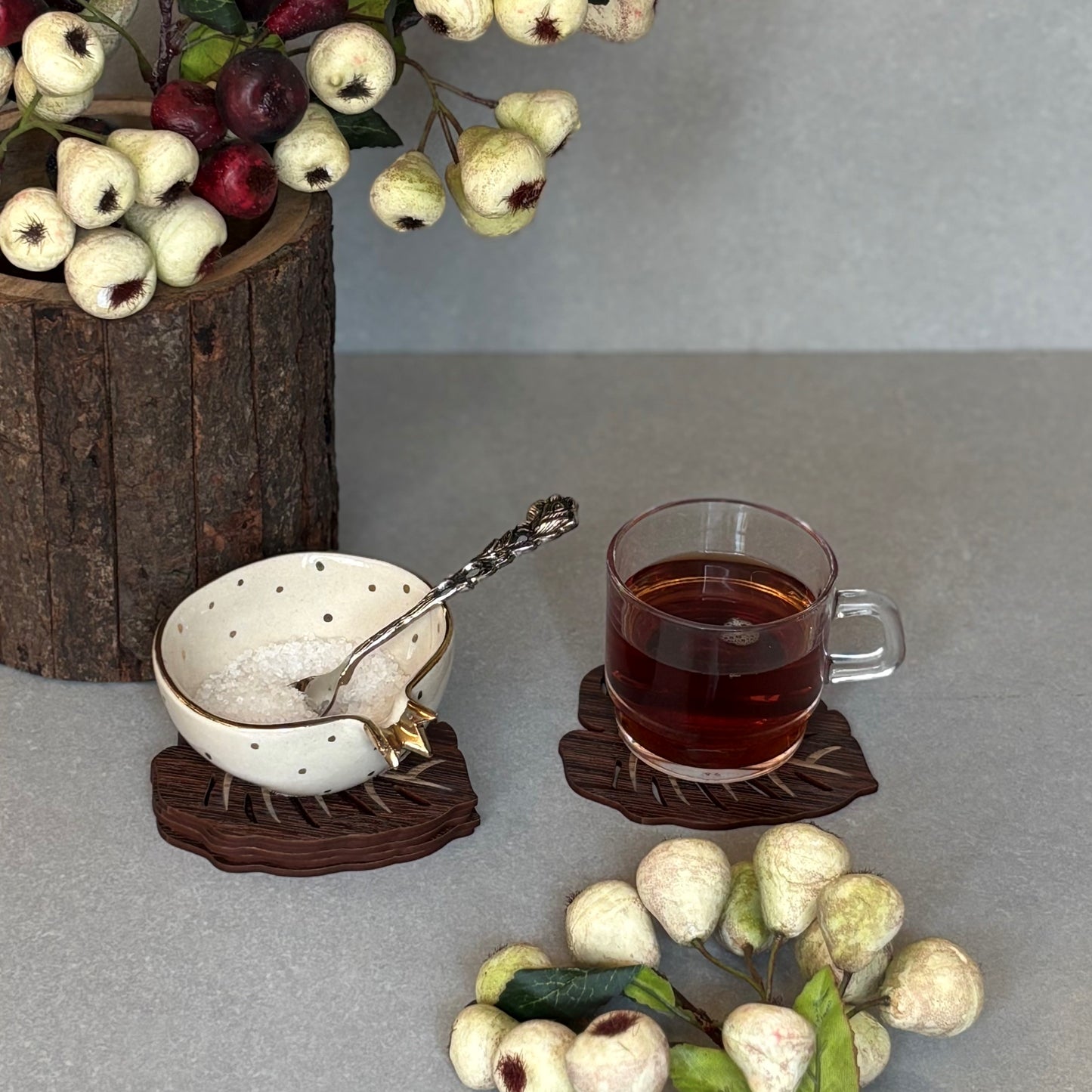 Leaf Coaster - Set of 6