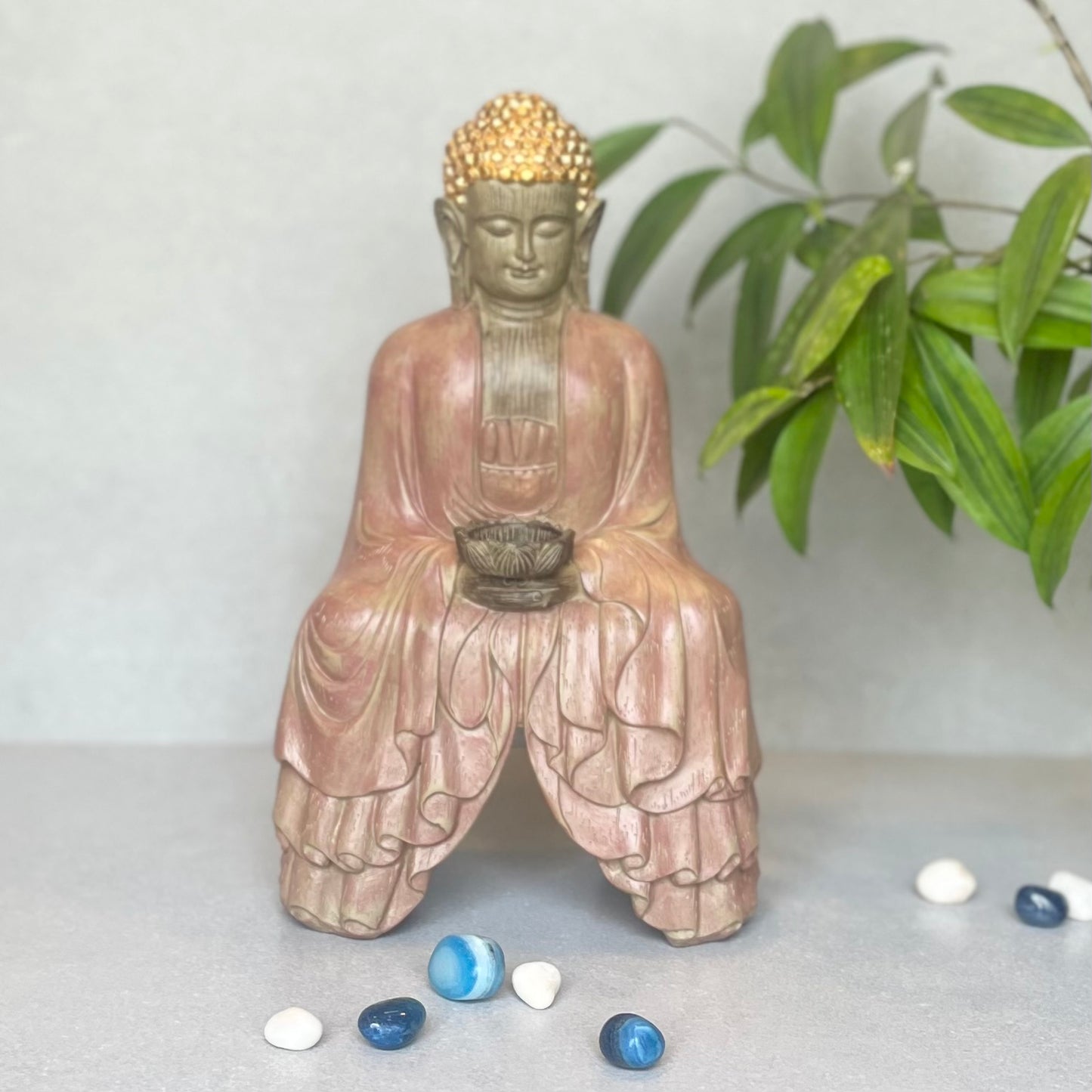 Tranquil Sitting Buddha Figurine