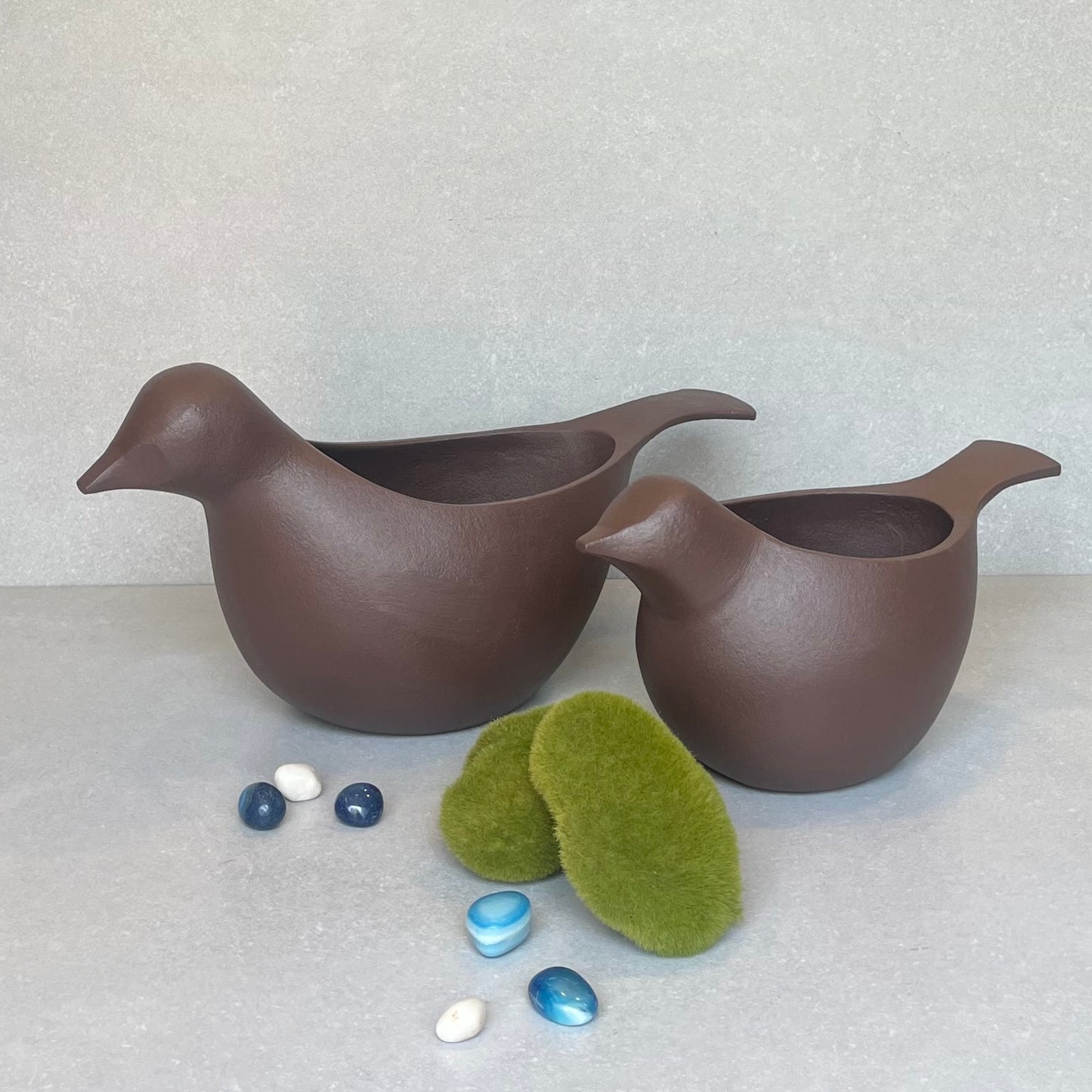 Metal Bird Planter