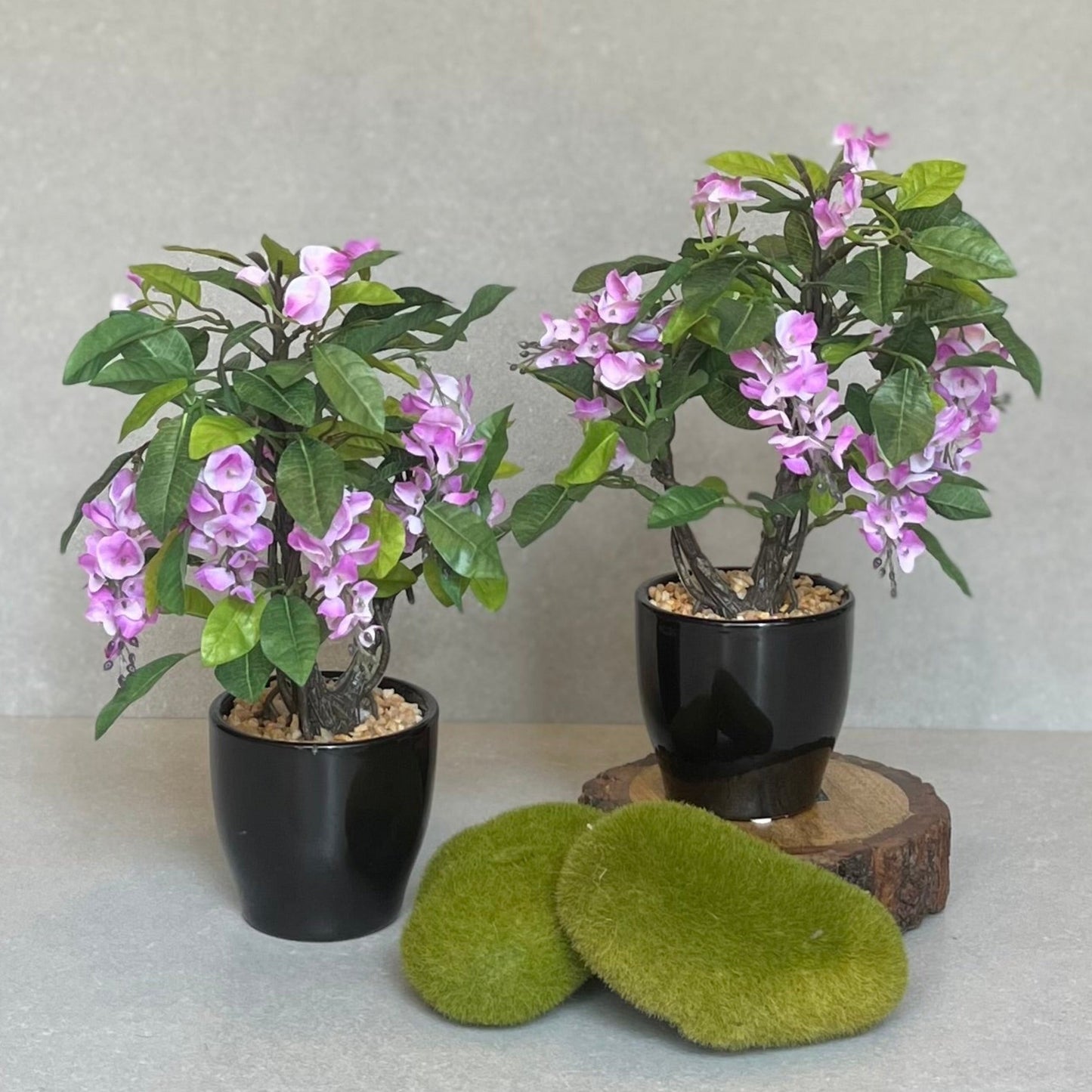 Artificial Wisteria Plant With Ceramic Pot