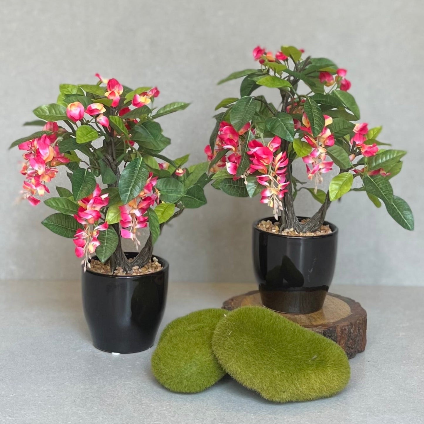 Artificial Wisteria Plant With Ceramic Pot