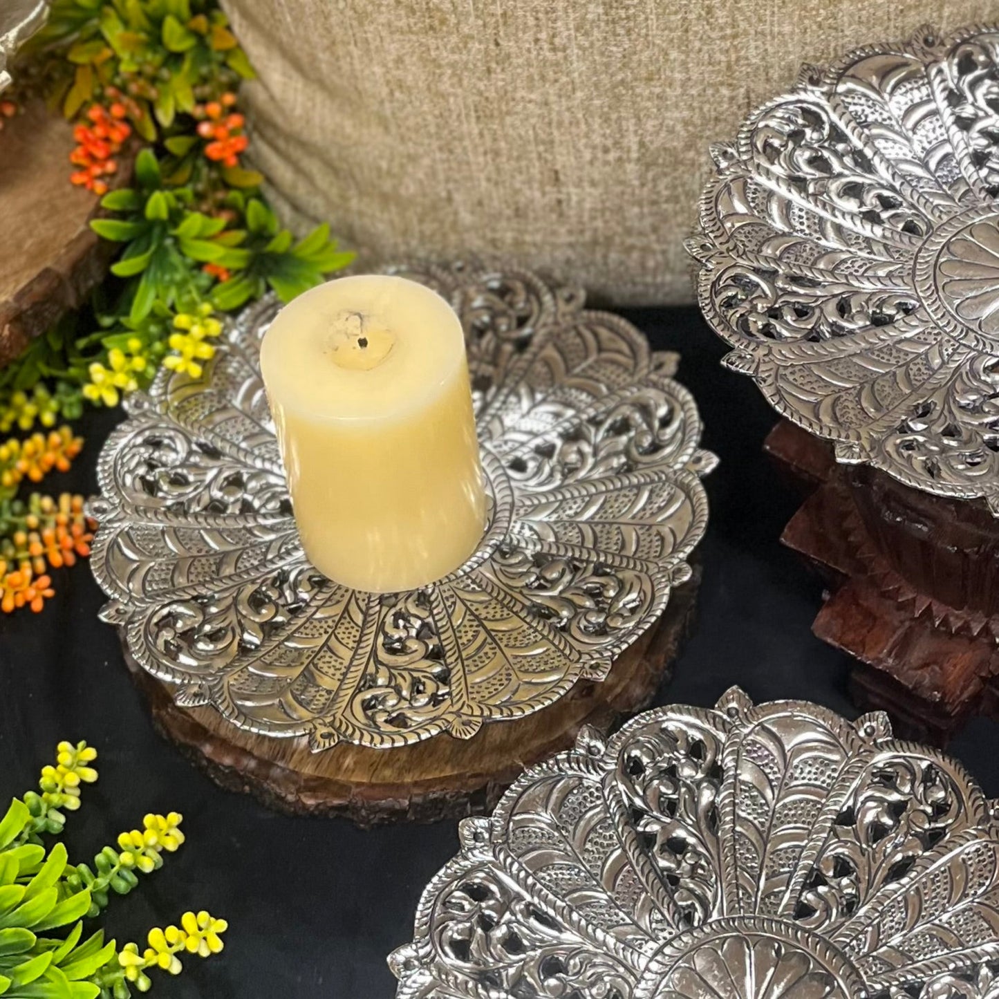 Antique Silver Platter