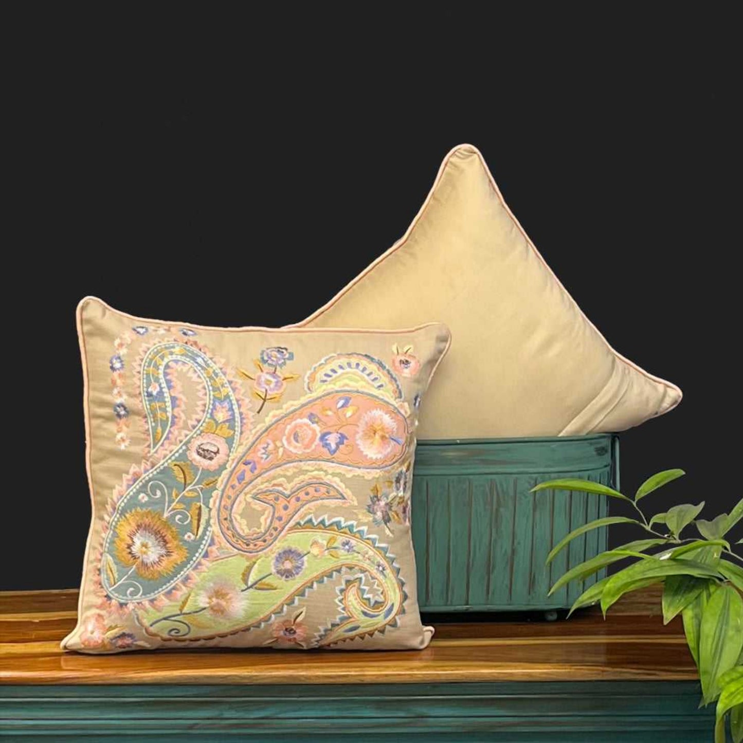 cushion covers, sofa cushion covers, oriana cushion cover, cotton cushion cover, paisley cushion cover, white paisley cushion cover, beige paisley cushion cover, embroidery cushion cover, embroidery, cushion covers online , cushion cover 16 x 16, amazon cushion covers, morataara , decor kart, jaypore, nestasia, fabindia, goodearth, addresshome
