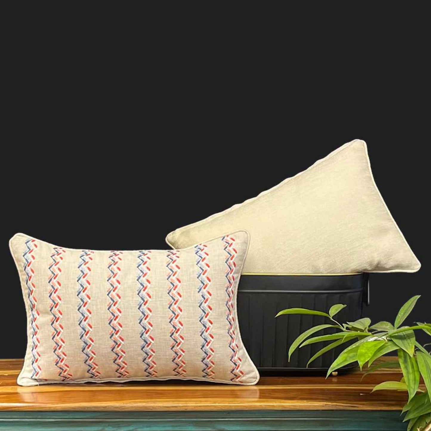 cushion covers, sofa cushion covers, red cushion cover, red wave, repeat wave cushion cover, cotton cushion cover, embroidery cushion cover, embroidery, cushion covers online , cushion cover 12 x 18, amazon cushion covers, morataara , decor kart, jaypore, nestasia, fabindia, goodearth, addresshome