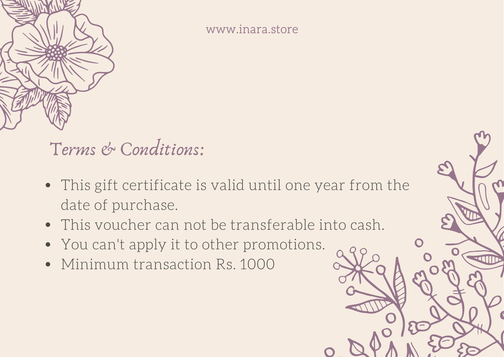 INARA HOME DECOR