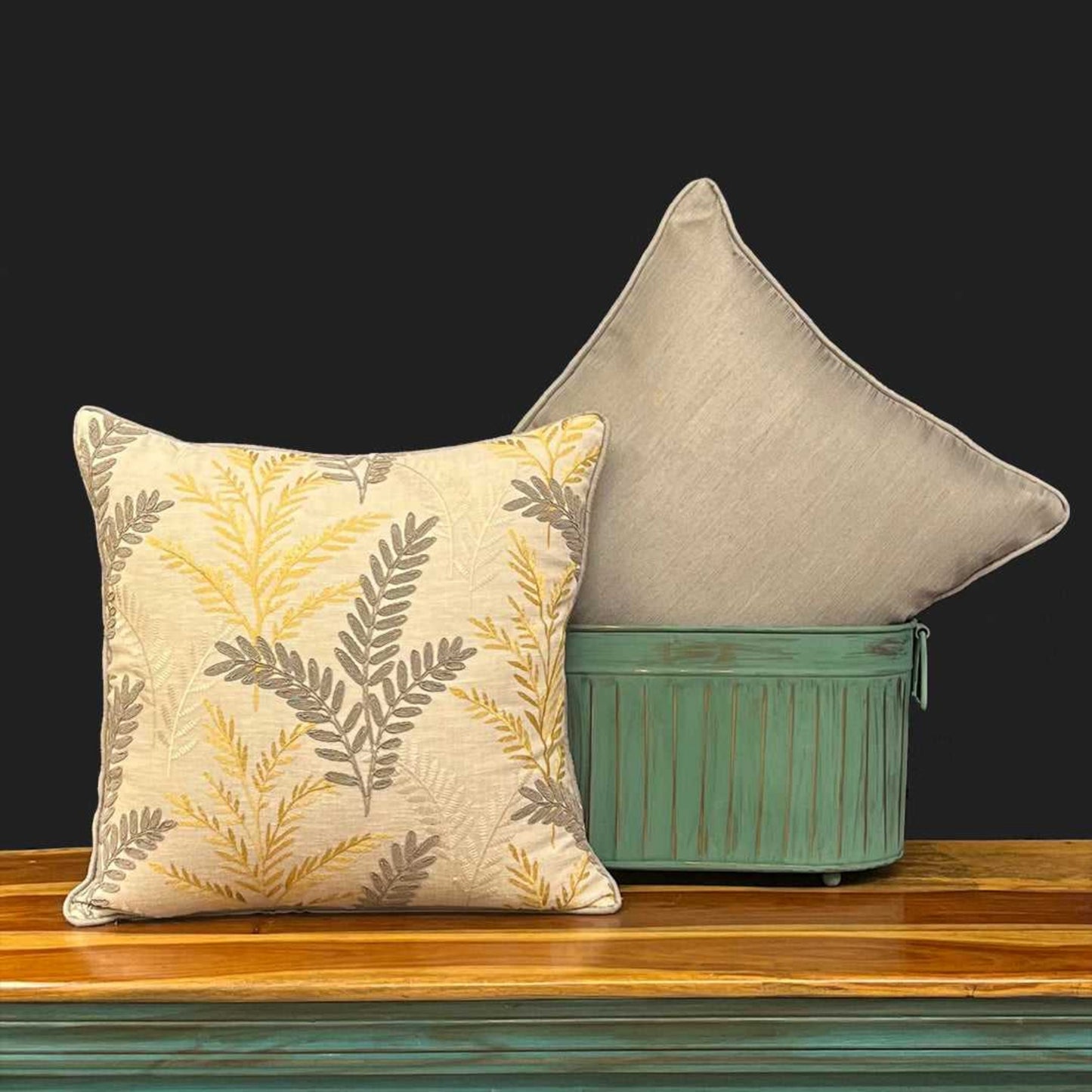 cushion covers, sofa cushion covers, yellow cushion cover, grey cushion cover, cotton silk cushion cover,leaf cushion cover, yellow, silk thread cushion cover,cushion covers online , embroidery, embroidery cushion cover, cushion cover 16 x 16, amazon cushion covers, morataara , decor kart, jaypore, nestasia, fabindia, goodearth, addresshome