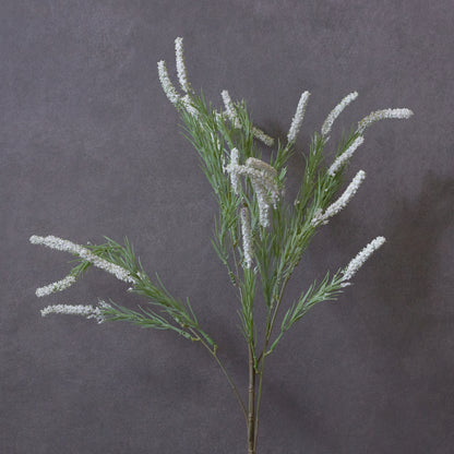 Artificial Wild Rush Stem White - Set of 2