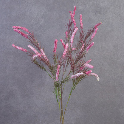 Artificial Wild Rush Stem Pink - Set of 2