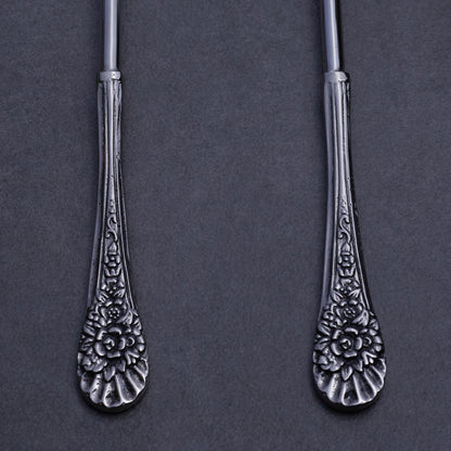 Antique Silver Cake Server & Knife Set