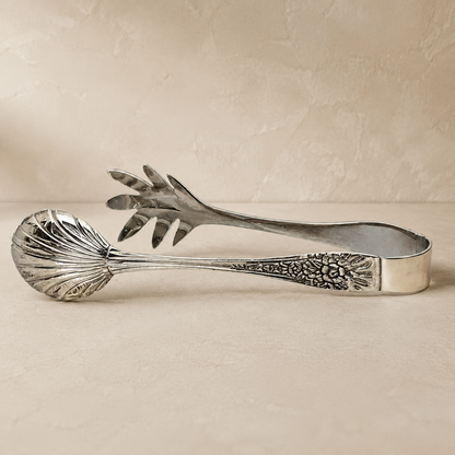 Antique Silver Serving Tong