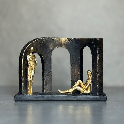 3 Pillar Couple Sculpture