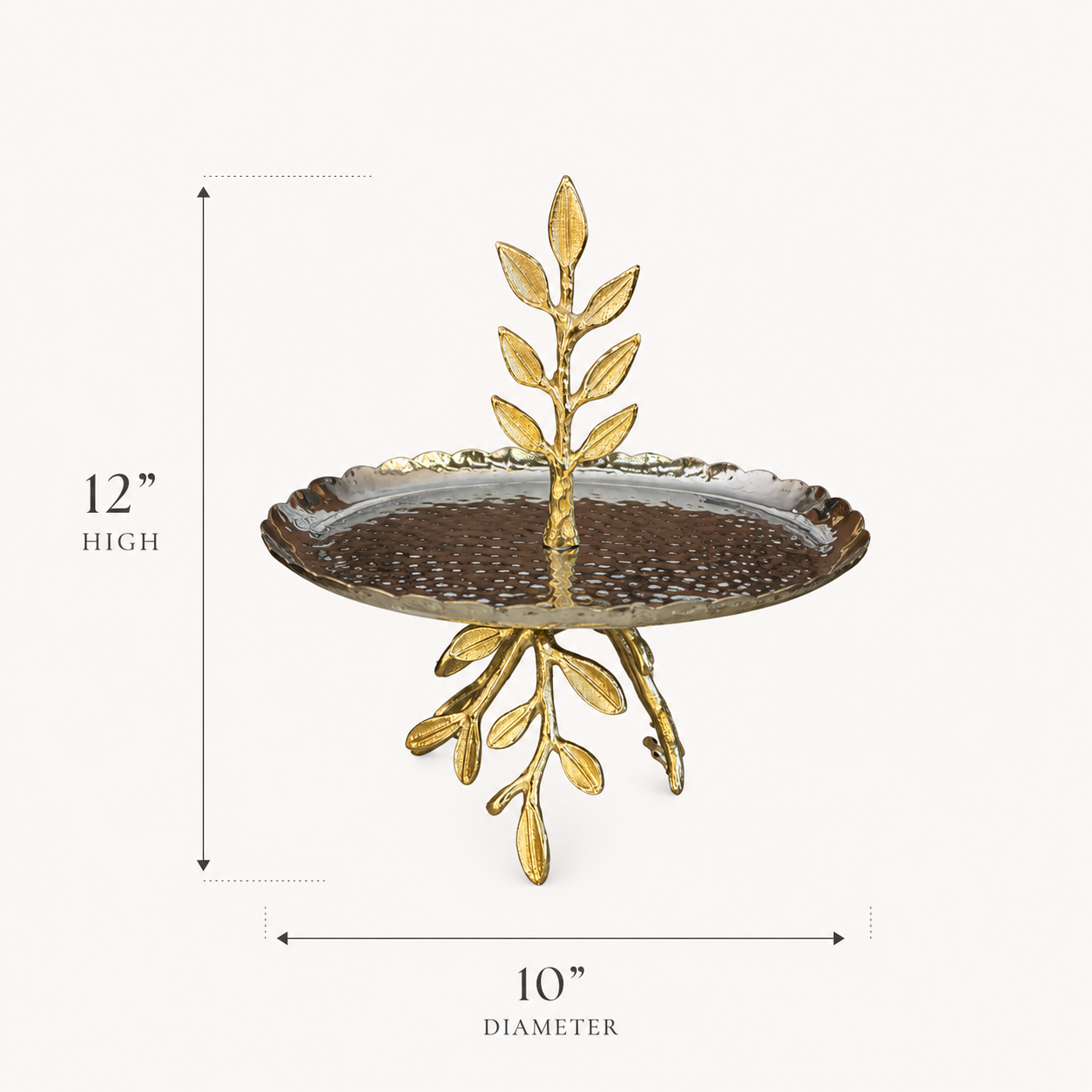 Leaf Single Tier Serving Stand