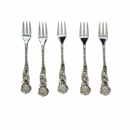 Rose Fruit Forks - Set of 6