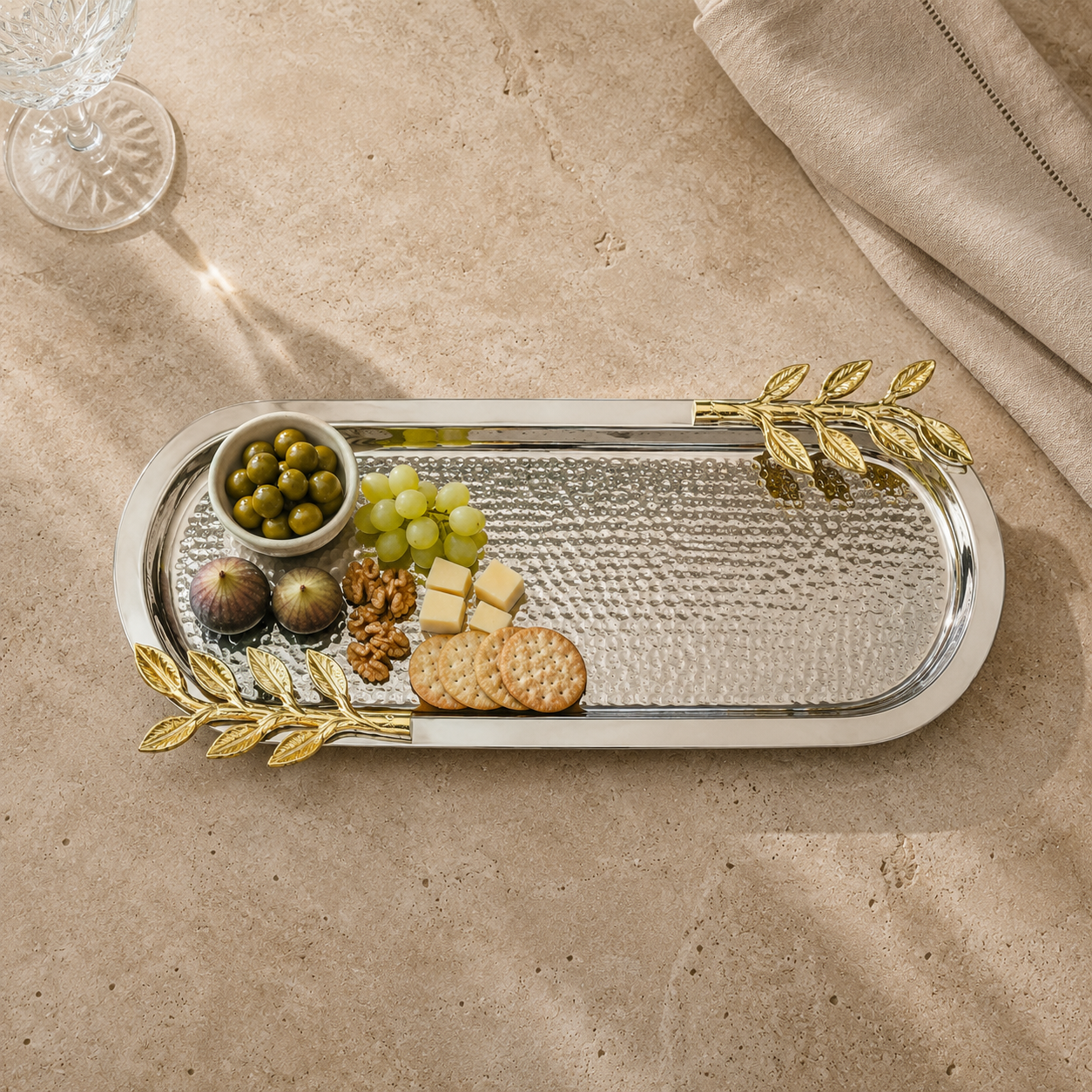 Leaf Oval Serving Platter