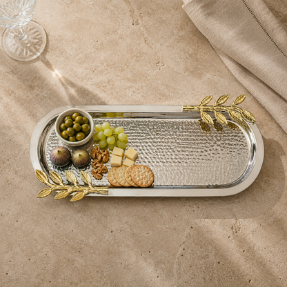 Leaf Oval Serving Platter