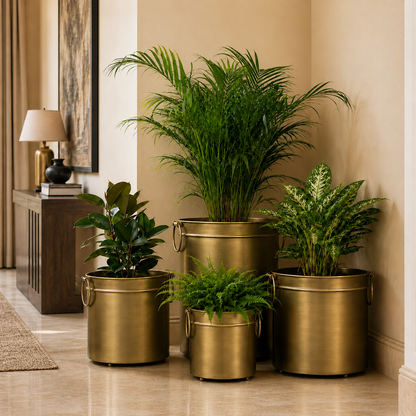 Vintage Brass Planter