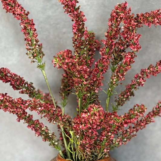 Artificial Amaranthus Stem - Red