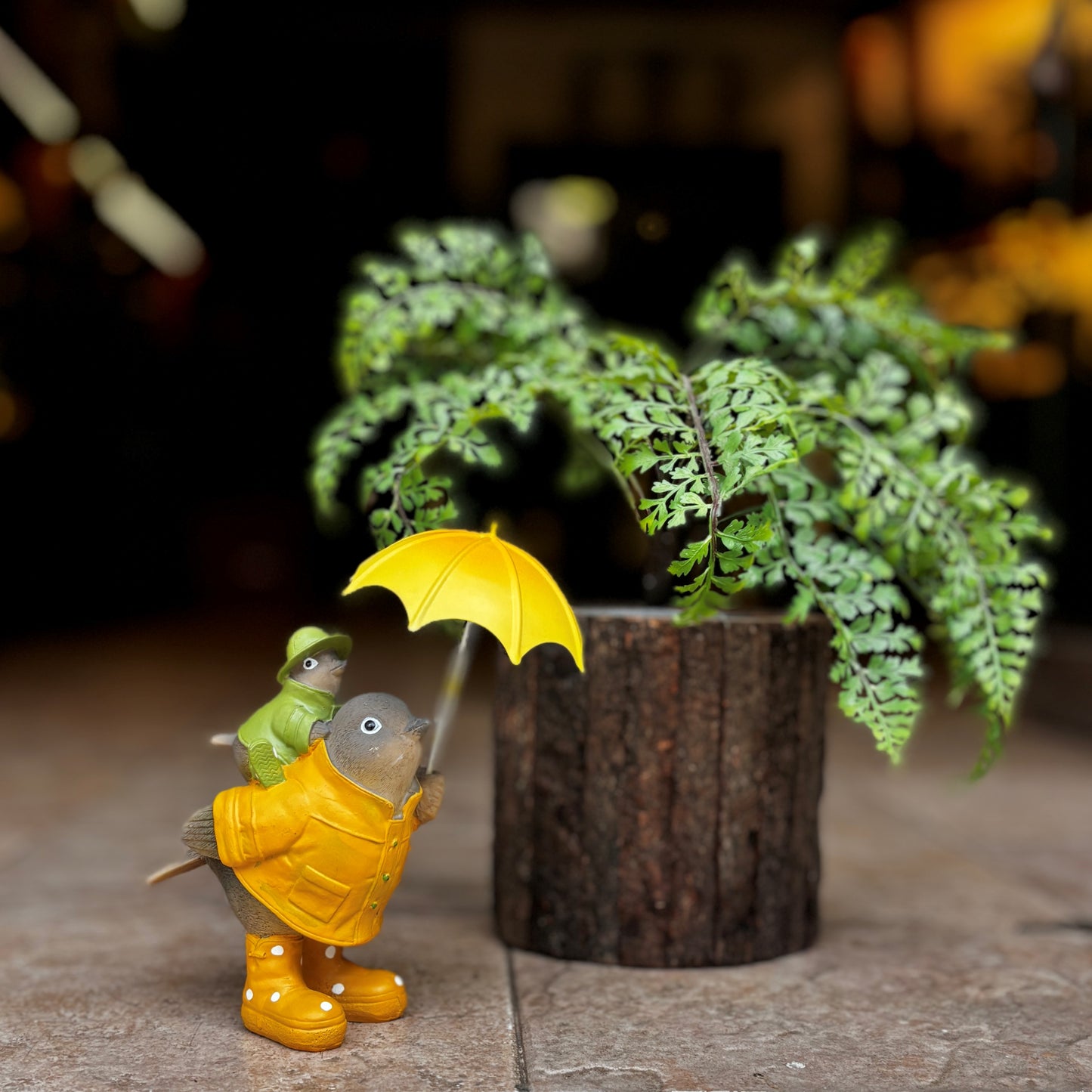 Yellow Rainy Bird