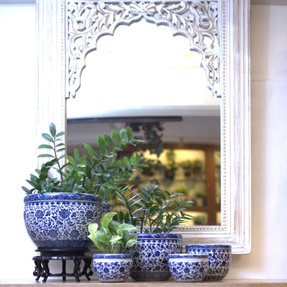 Blue And White Porcelain Planter