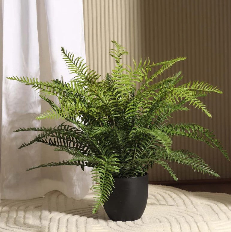 Artificial Boston Fern Potted Plant