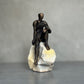 Sitting Bronze Man Sculpture