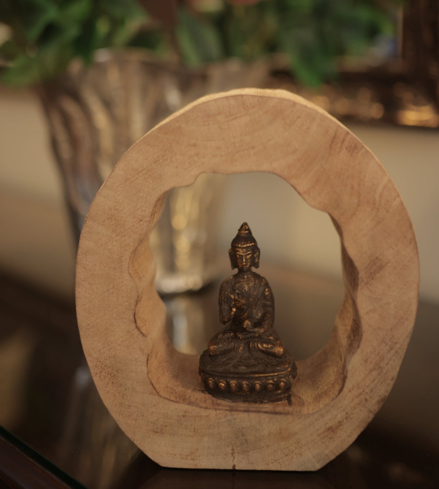Buddha in Wooden Frame