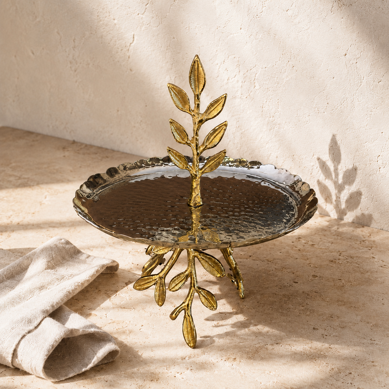 Leaf Single Tier Serving Stand