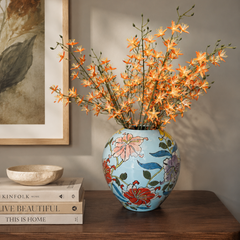 Artificial Flower Jasmine Stem Orange