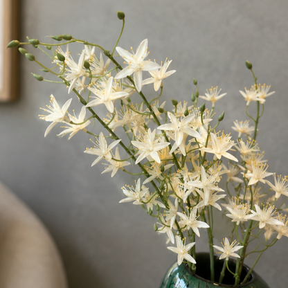 Artificial Flower Jasmine Stem White