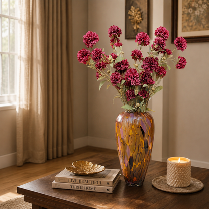Artificial Flower Carnation Stem Red