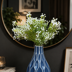 Artificial Flower Baby Breath Stem White