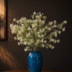 Artificial Flower Asparagus Stem Off White