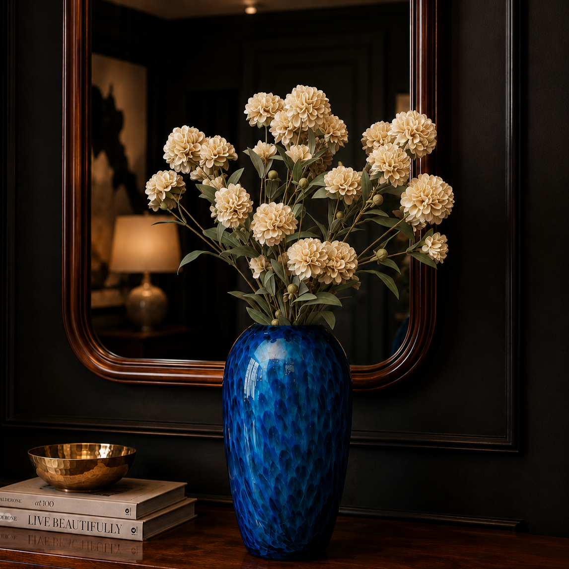 Artificial Flower Carnation Stem Off White