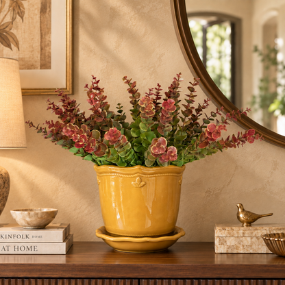 Artificial Dual-Tone Eucalyptus Leaf Bunch