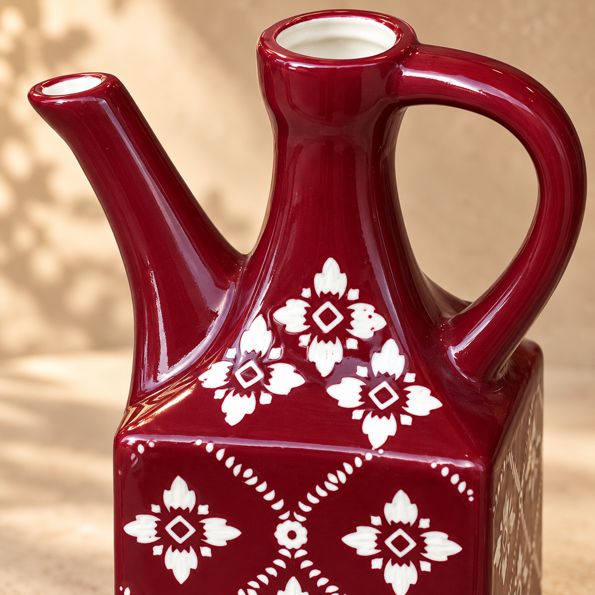 Handpainted Ceramic Decorative Pitcher