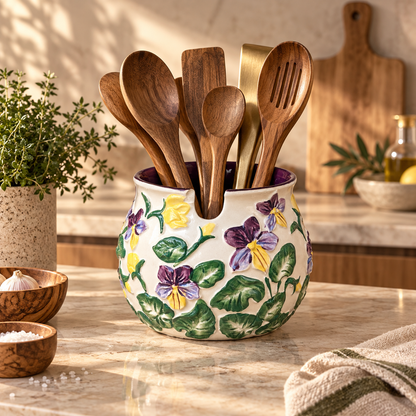 Decorative Hand-Painted Ceramic Bowl