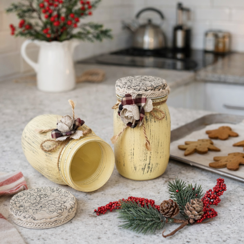 Twin Bottle Jar Set
