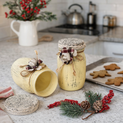 Twin Bottle Jar Set