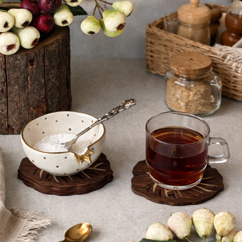 Leaf Coaster - Set of 6