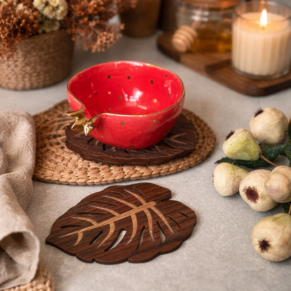 Leaf Coaster - Set of 6